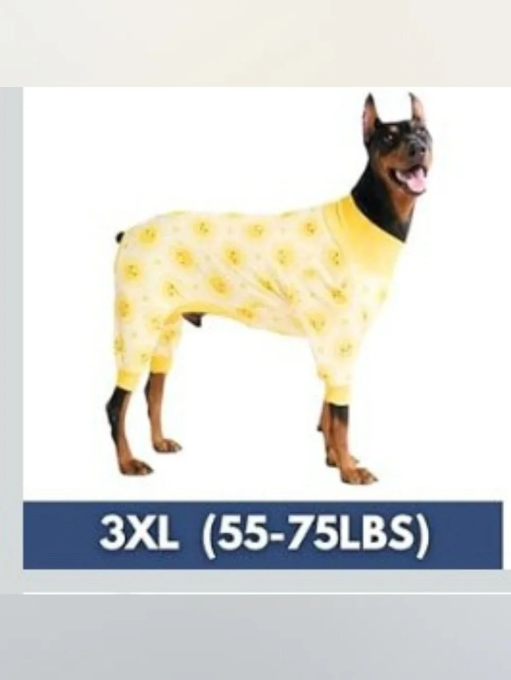 Space Print Full-Body Dog 🐶 Pajamas Size 3